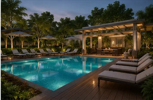 Swimming pool amenity at ACE ARTE Sector 150 Noida